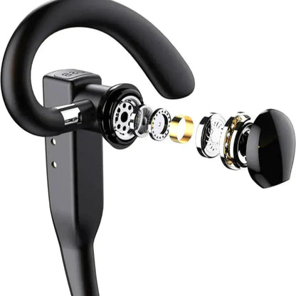 Bluetooth 5.1 Noise Cancelling Headset with Dual Mics for Men