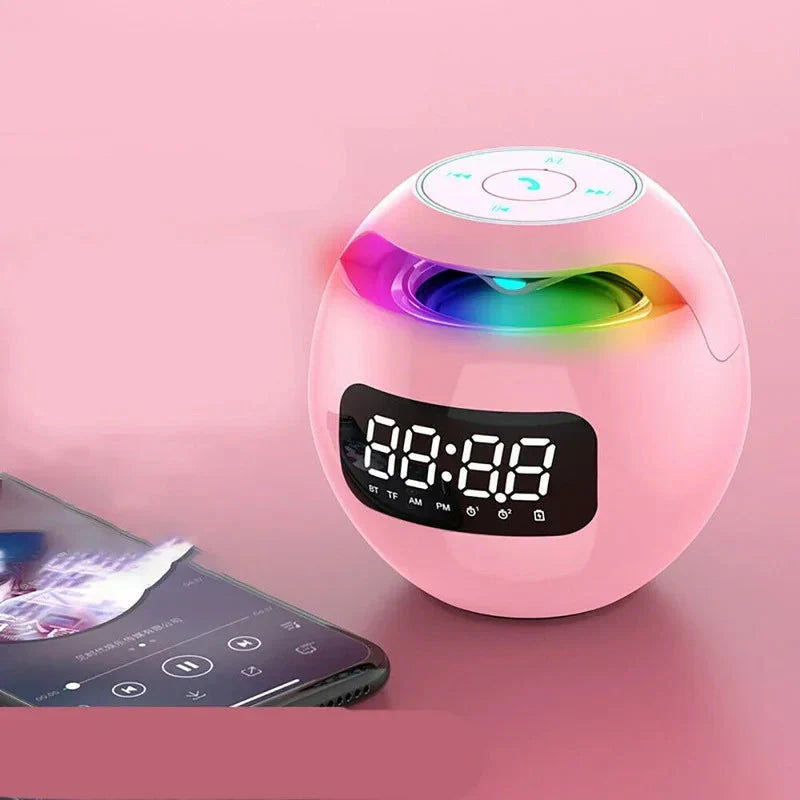Smart LED Alarm Clock with Wireless Bluetooth Speaker