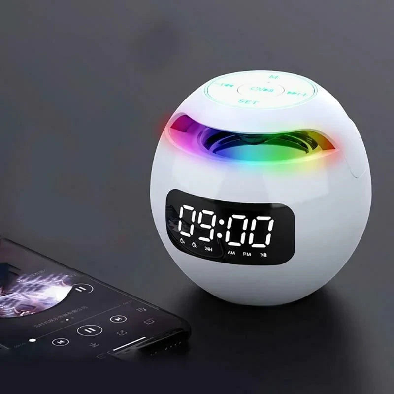 Smart LED Alarm Clock with Wireless Bluetooth Speaker