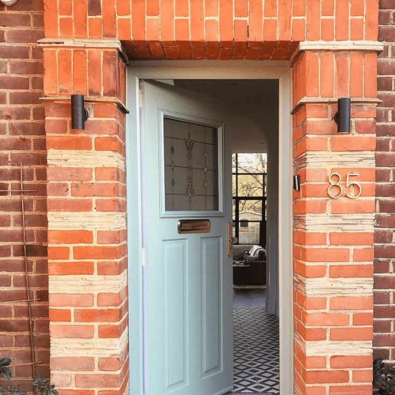 Satin Brass House Numbers - Classic Style, Modern Appeal