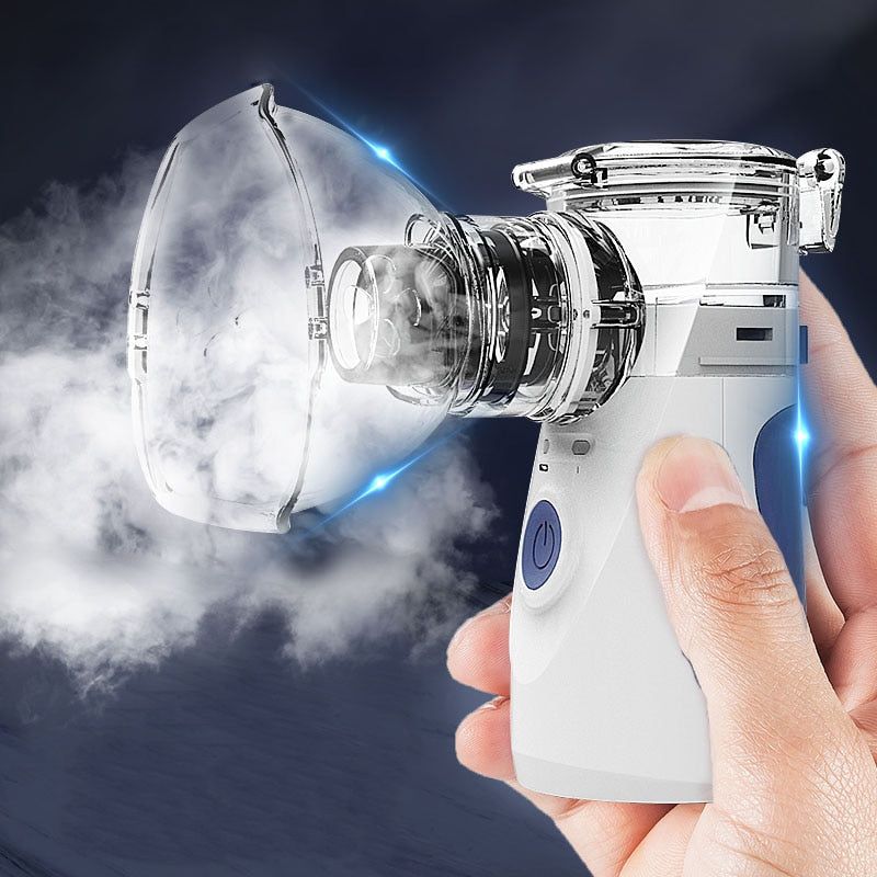 BreezeNova Portable Ultrasonic Nebulizer Rechargeable Battery For Home Or Travel