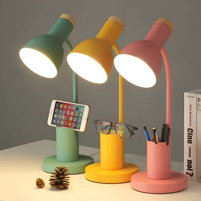 BRIGHTHOLD - Modern LED Task Light with Organizer