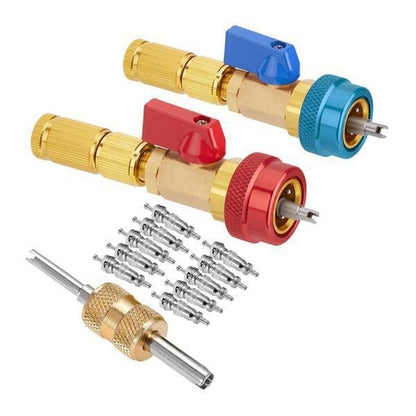 50% OFF Today | Professional AC Valve Core Tool Kit | Essential for Automotive A/C Maintenance