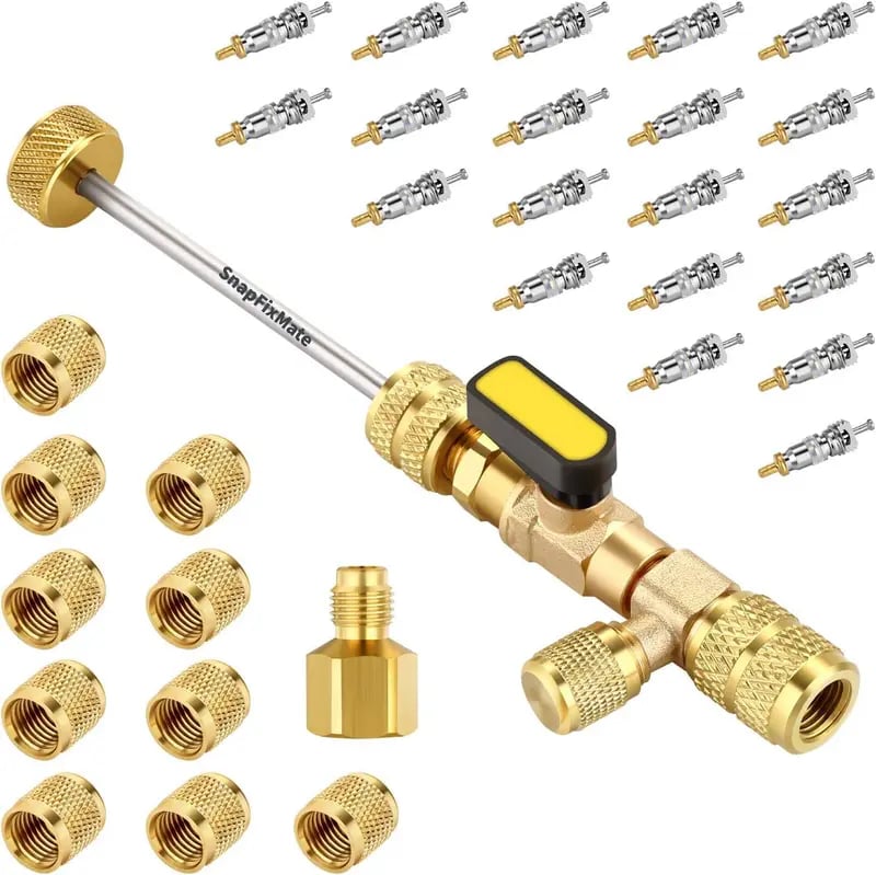 50% OFF Today | Professional AC Valve Core Tool Kit | Essential for Automotive A/C Maintenance