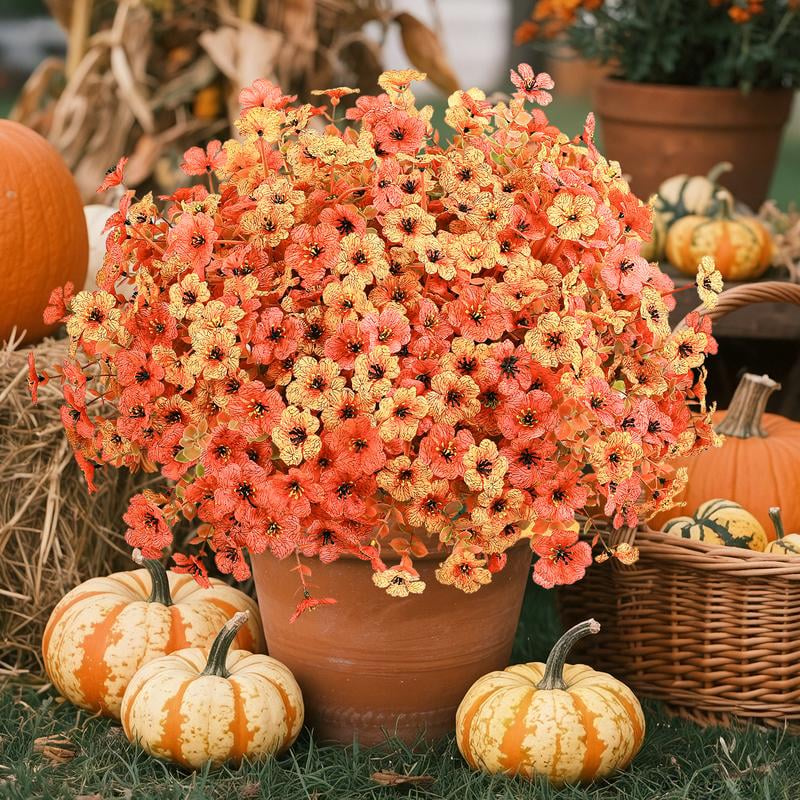 Last Day 50% OFF - UV-Resistant Artificial Daisy Flowers for Fall Decor Halloween