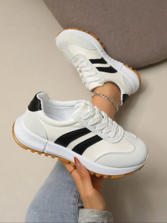 Women's Trainers – Lace-Up, Non-Slip, Lightweight