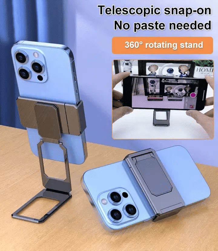 New Upgraded Back Clip Type 360° Folding Bracket