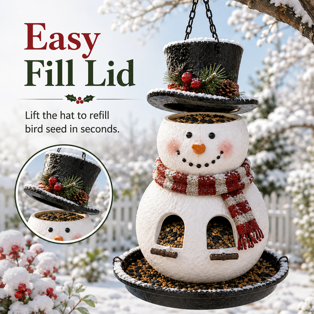 Christmas Bird Feeder Collection