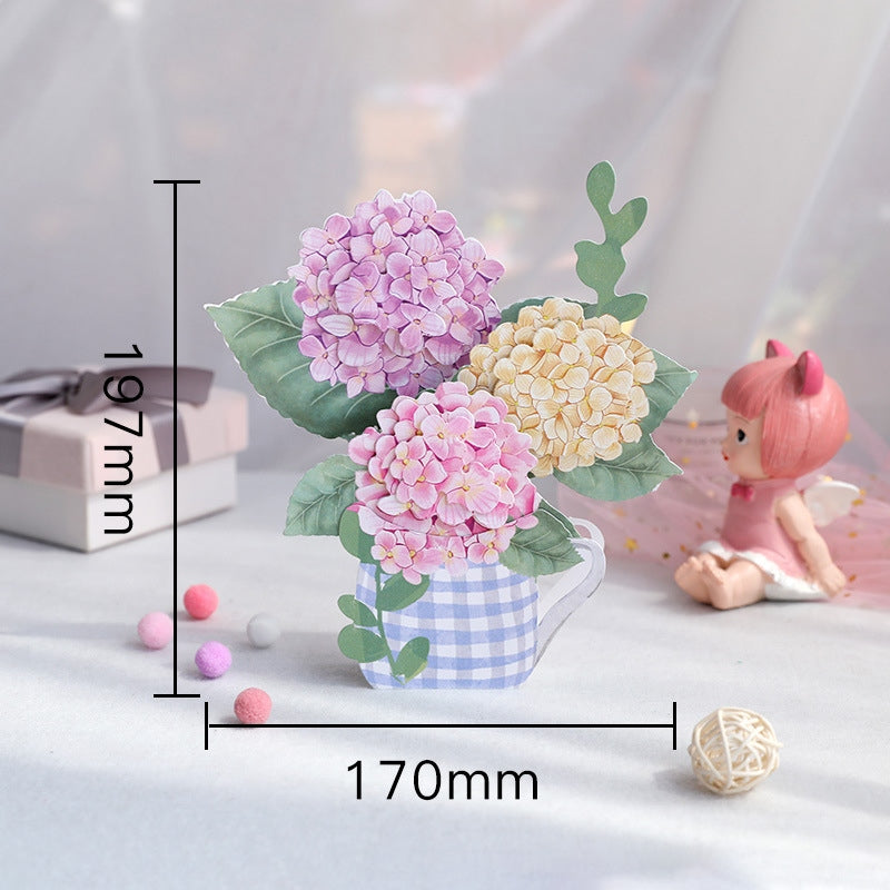 Paper Love Mother's Day Card, Happy Mothers Day Pop Up Card 3D Design