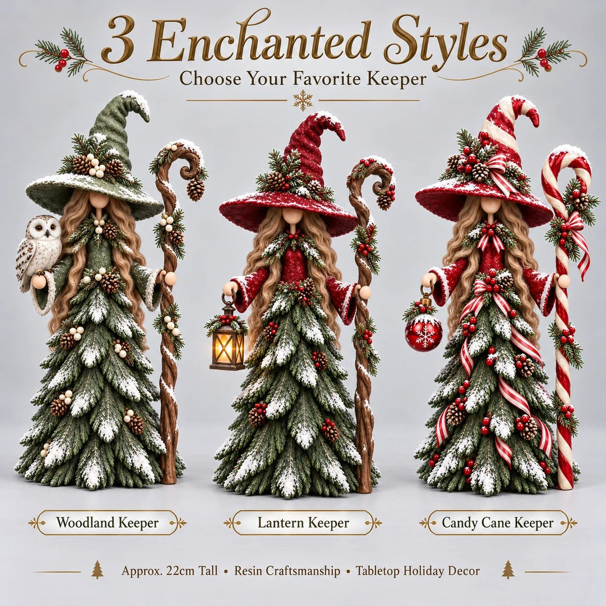 Whimsical Christmas Witch Collection | Enchanting Holiday Characters Full of Magic