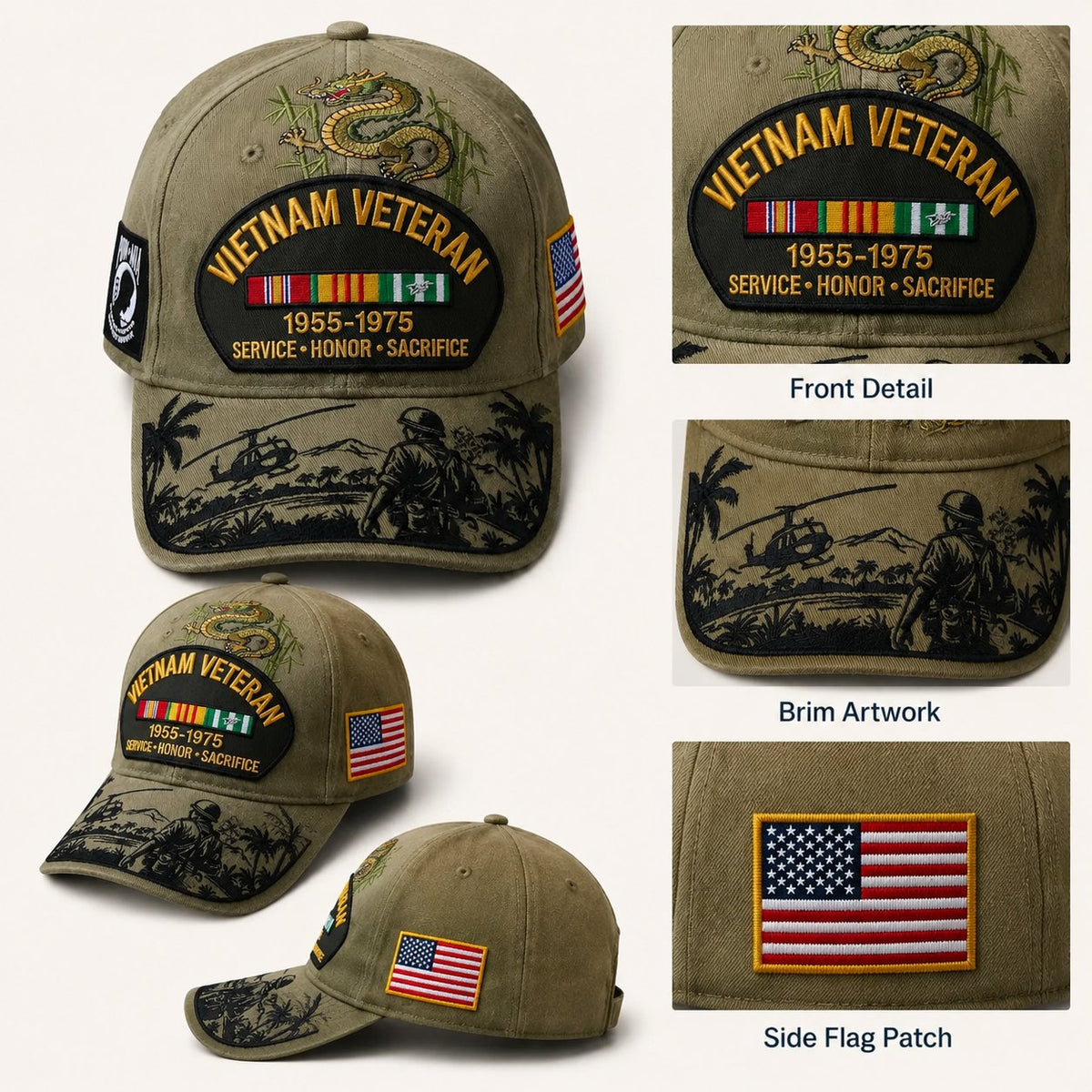 Last Day Promo: 49% OFF - Vietnam Veteran Tribute Cap