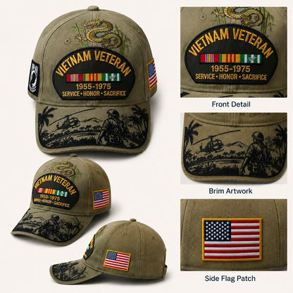 Last Day Promo: 49% OFF - Vietnam Veteran Tribute Cap