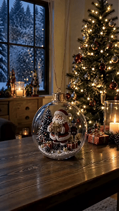 HOT SALE 50% OFF - Glowing Christmas Diorama Ornament
