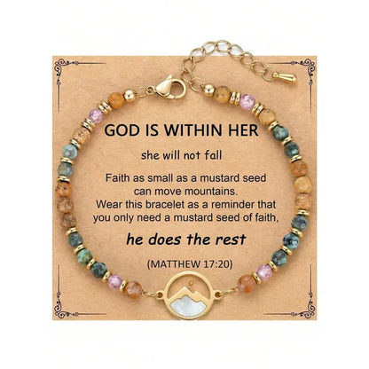 Mustard Seed Faith Bracelet – Matthew 17:20 Inspirational Christian Bracelet