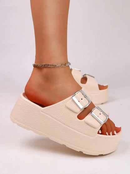 Women's Sandals – Chunky Sole, Non-Slip