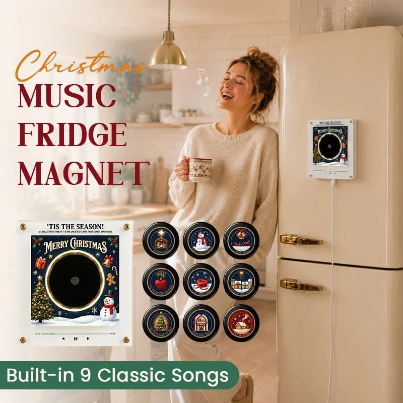 NFC-enabled Holiday Music Fridge Magnet