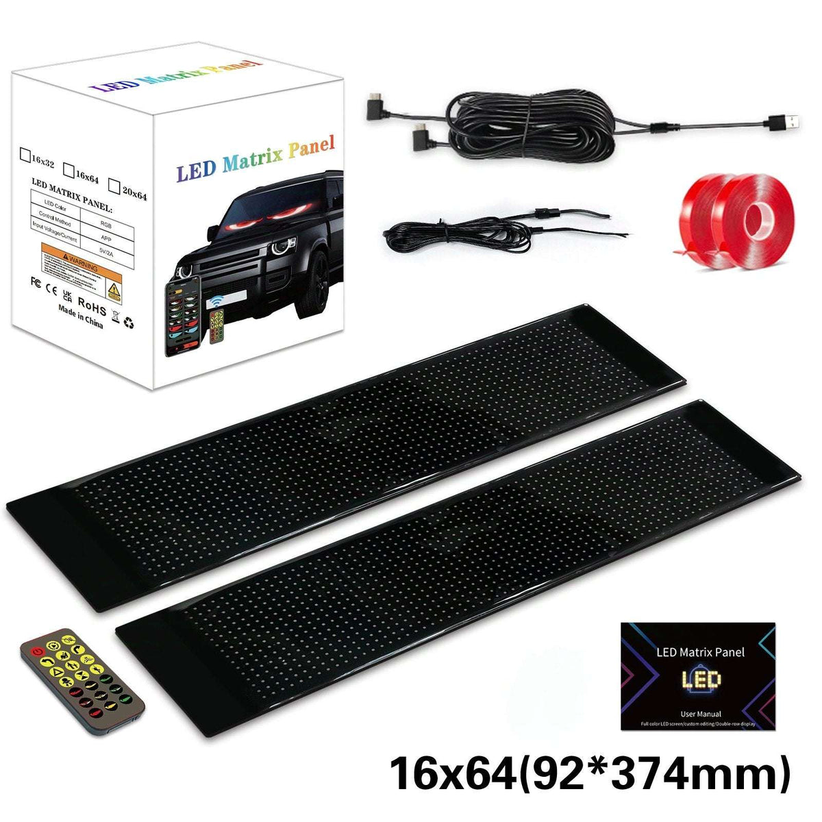 Flash SaleDIY Car Dynamic LED Smart Colorful Eye Lamp Soft Screen