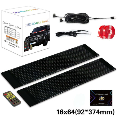 Flash SaleDIY Car Dynamic LED Smart Colorful Eye Lamp Soft Screen