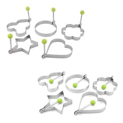 Premium Stainless Steel Egg Rings Molds – Easy Shaping for Perfect Breakfasts