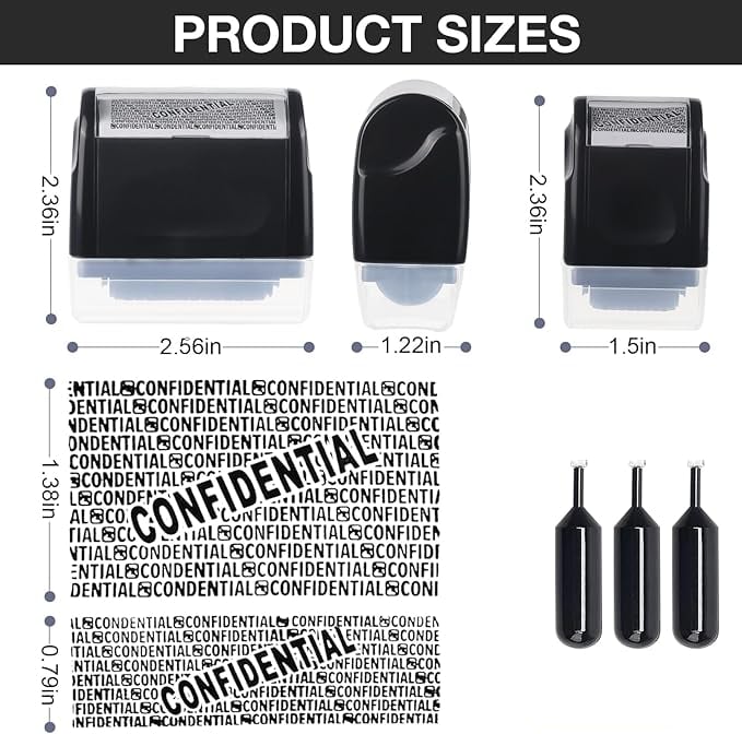 SALE 49% OFF!!-Privacy Protection Security Roller Stamp — Address & Billing Info Blocker, Home & Office Mailing Essentials 100m Long-Lasting Roll