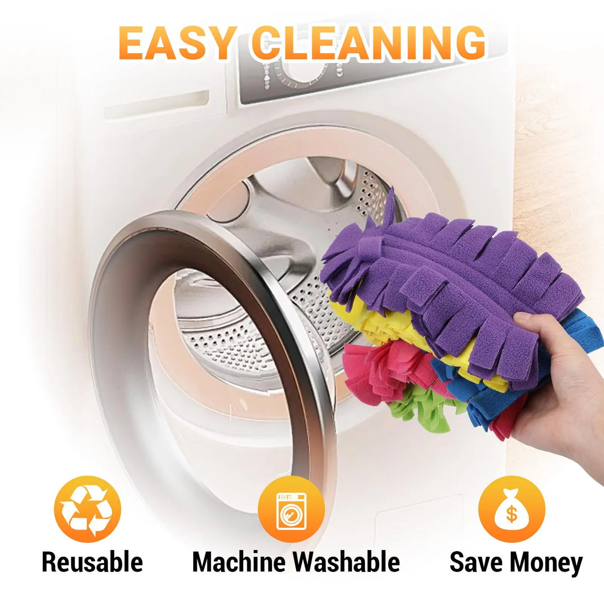 Reusable Electrostatic Duster Refills with Handle