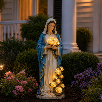 Virgin Mary Garden Light