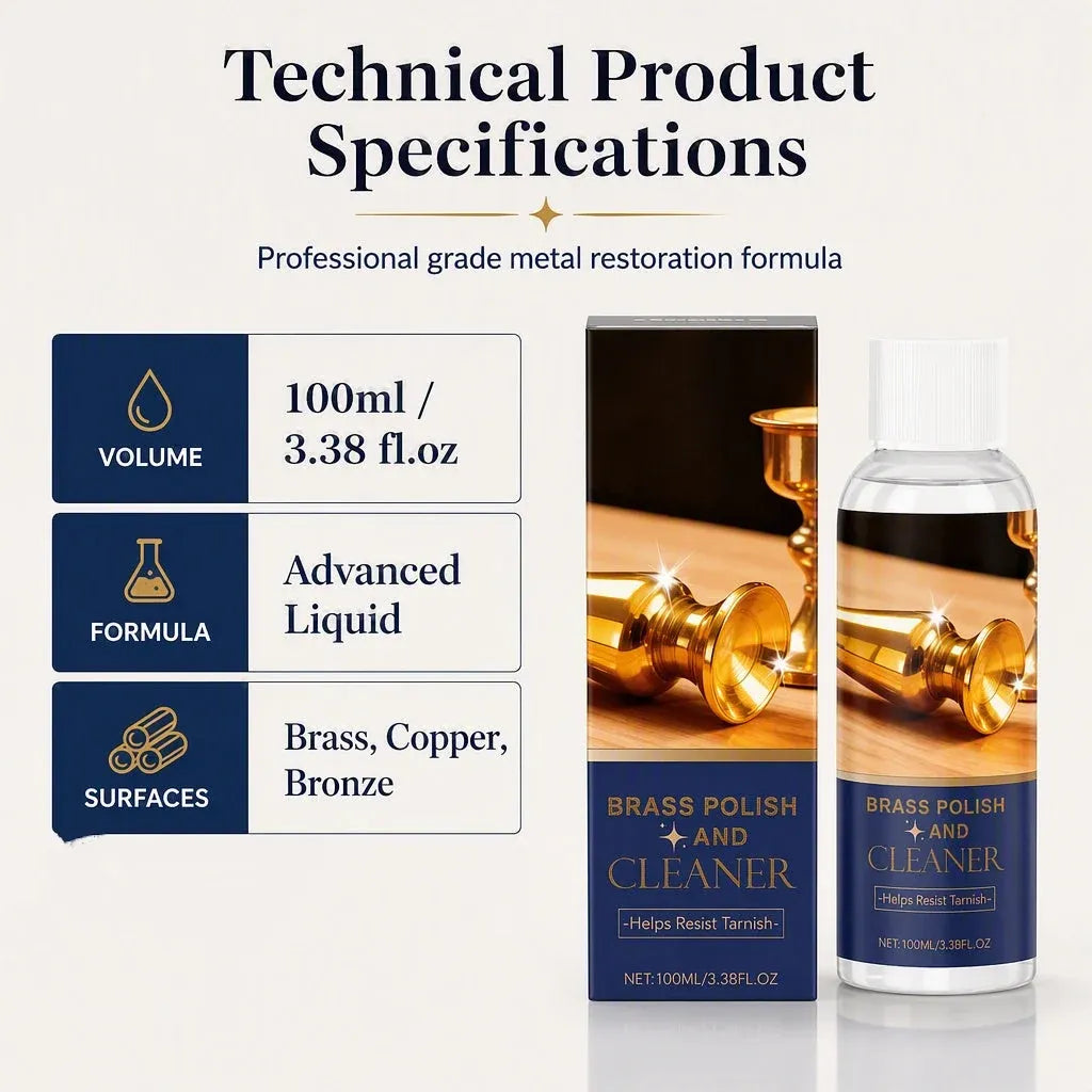 TARNISHED BRASS? FIX IT FAST! Polish & Cleaner – Removes Oxidation, Restores Shine, Gentle on Surfaces – Easy Application!