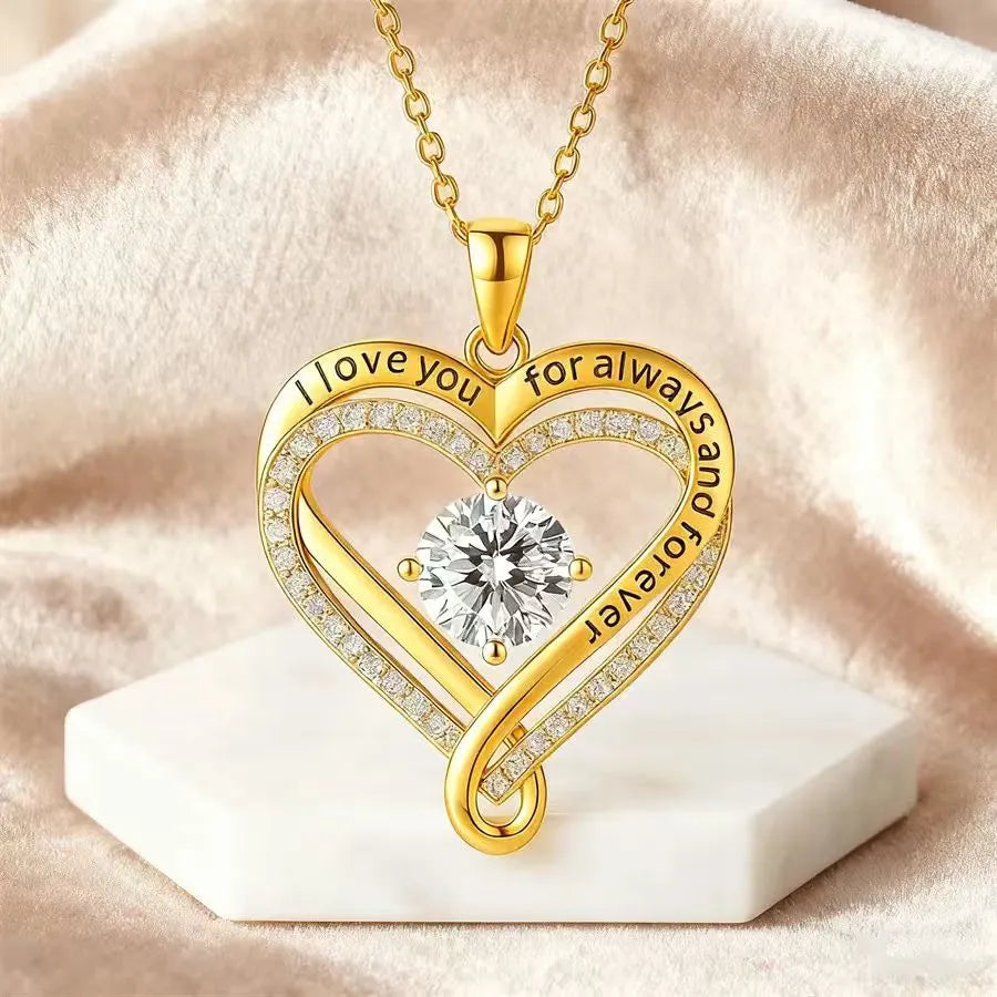 For Love - I Love You For Always & Forever Necklace