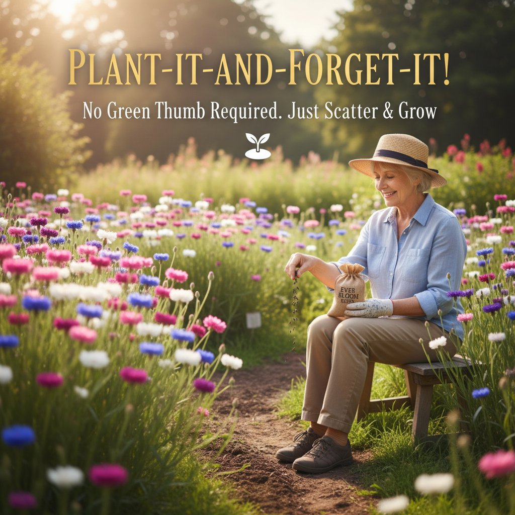 Premium Cornflower Seeds – The "Unstoppable" Wildflower That Grows Anywhere