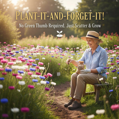 Premium Cornflower Seeds – The "Unstoppable" Wildflower That Grows Anywhere