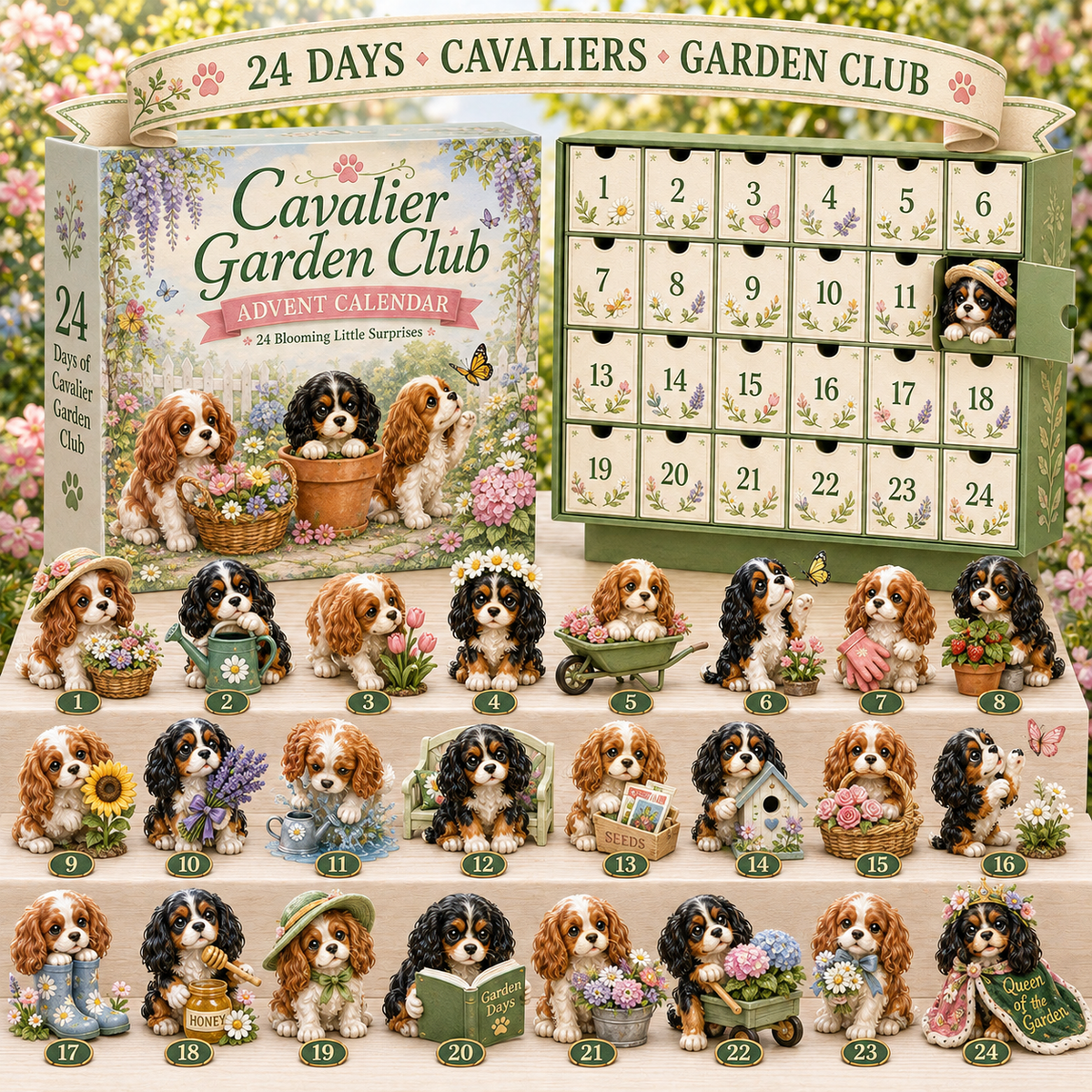 Cavalier Adventures 24-Day Advent Calendar – 6 Themed Collections