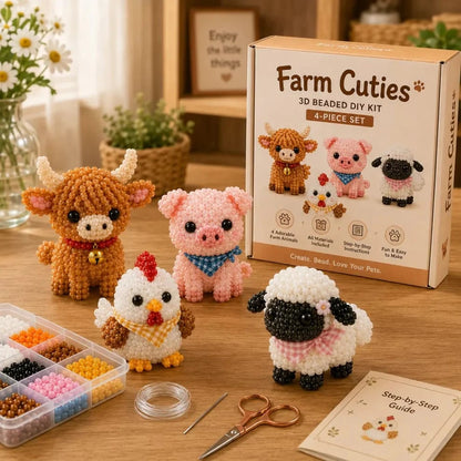 3D Beaded Animal DIY Craft Kit