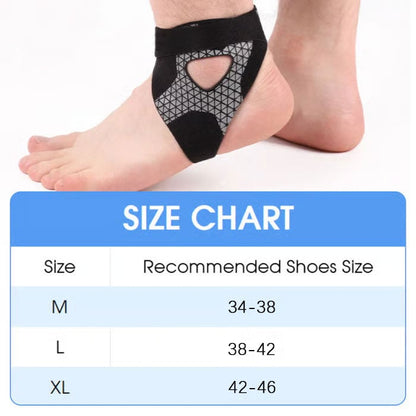 BUY 1 FREE 1 Adjustable Elastic Ankle Brace Comfortable Support for Sports, Walking & Daily Use