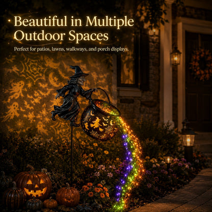 Last Day 49% OFFHalloween Witch Cauldron Garden Light