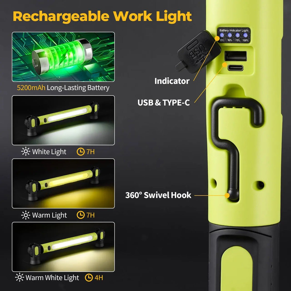LAST DAY 49% OFFUnder‐Hood Work Light Bar – Give Dad the Gift of a Well‐Lit Garage