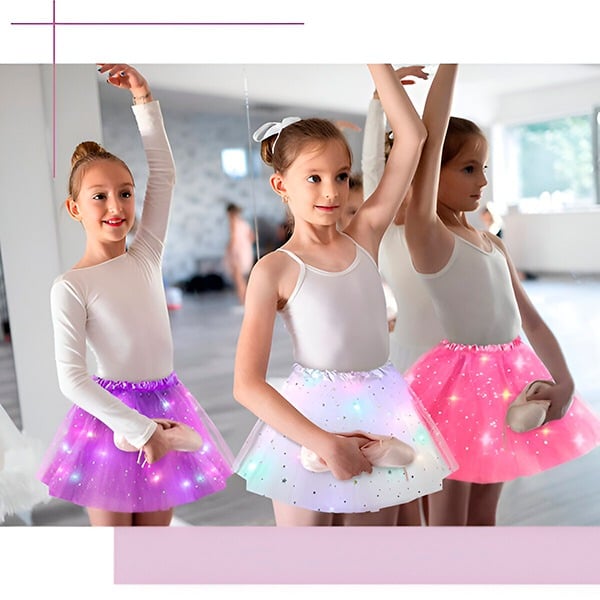 Princess Glow LED Skirt | Soft, Safe & Stretchy for All-Day Play– Last Chance at This Price!