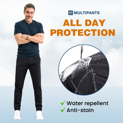 MultiPants - Men's High-Stretch Multi-Pocket Cargo Pants