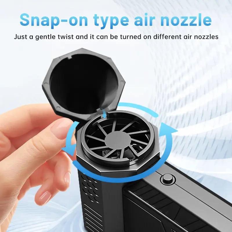 130,000 RPM Turbo Fire Starting Fan｜Camping Fire Ignition, Leaf Blower, Car Detailing Cleaner