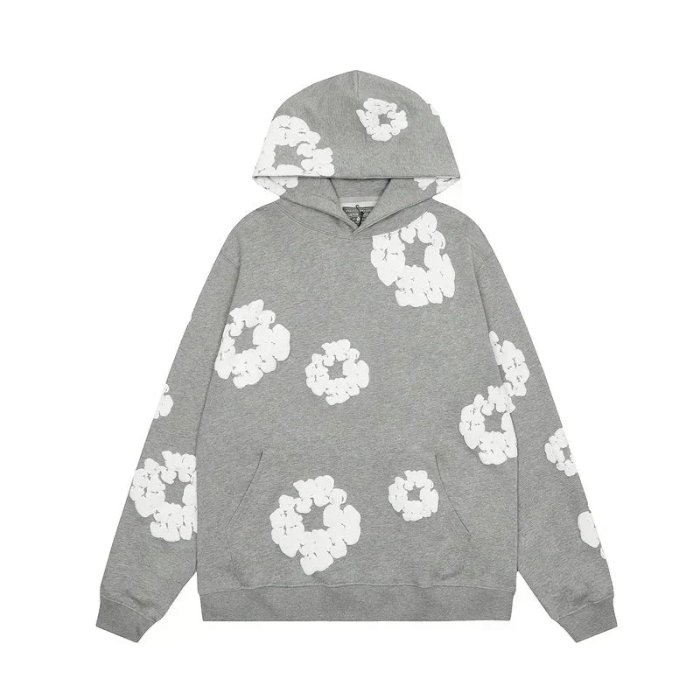 Caleb Hooded Set and Wide Flower Pants