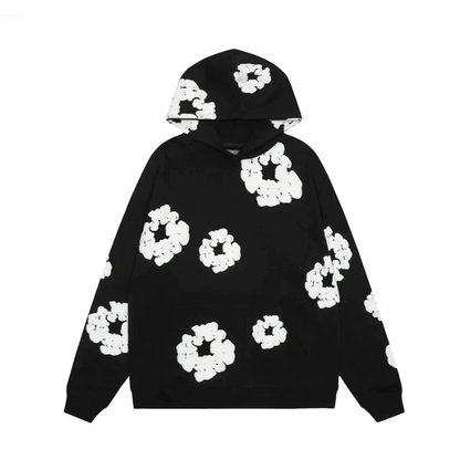 Caleb Hooded Set and Wide Flower Pants