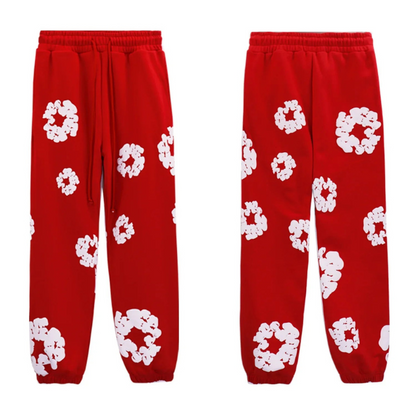 Caleb Hooded Set and Wide Flower Pants