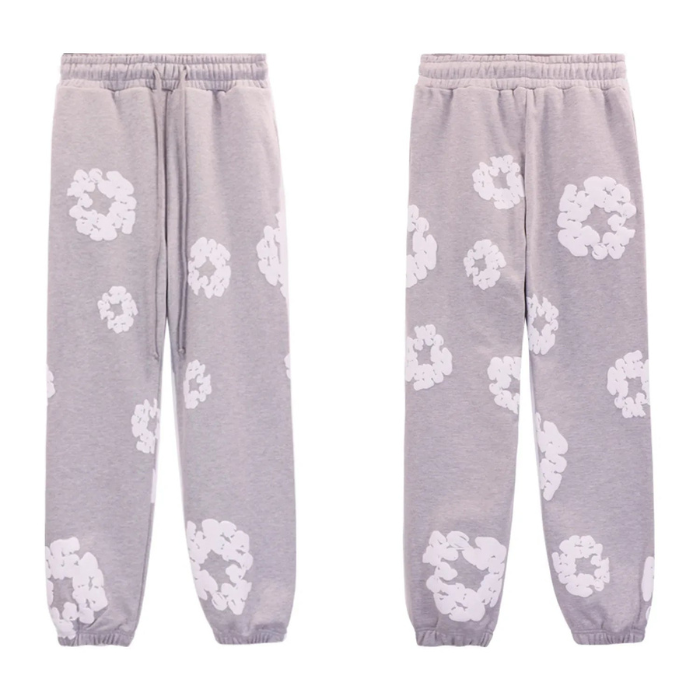 Caleb Hooded Set and Wide Flower Pants