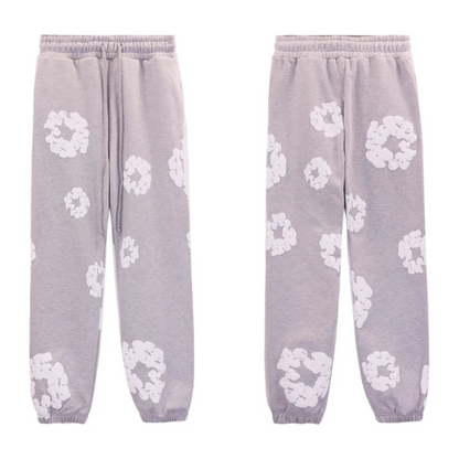 Caleb Hooded Set and Wide Flower Pants