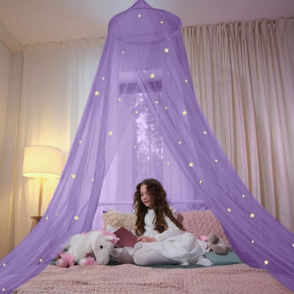 Canopy Bed Tent with LED Lights