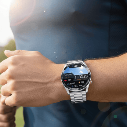 CARDIOTRON – Premium men's smartwatch with ECG+PPG & call function