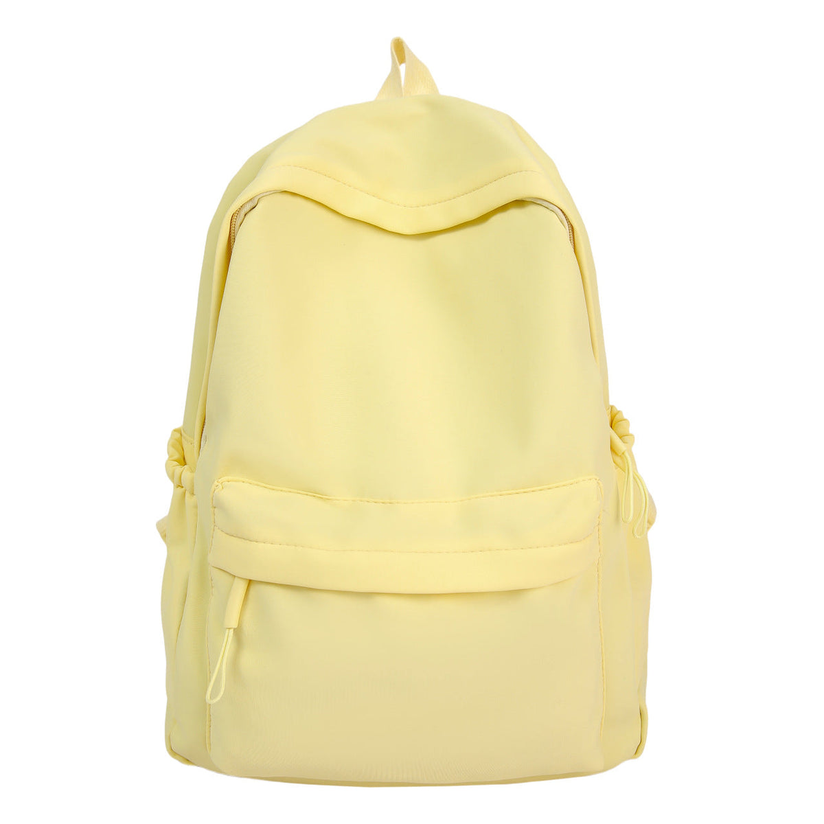 Casual Backpack with Flexible Side Pockets and Organized Structure