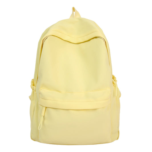 Casual Backpack with Flexible Side Pockets and Organized Structure