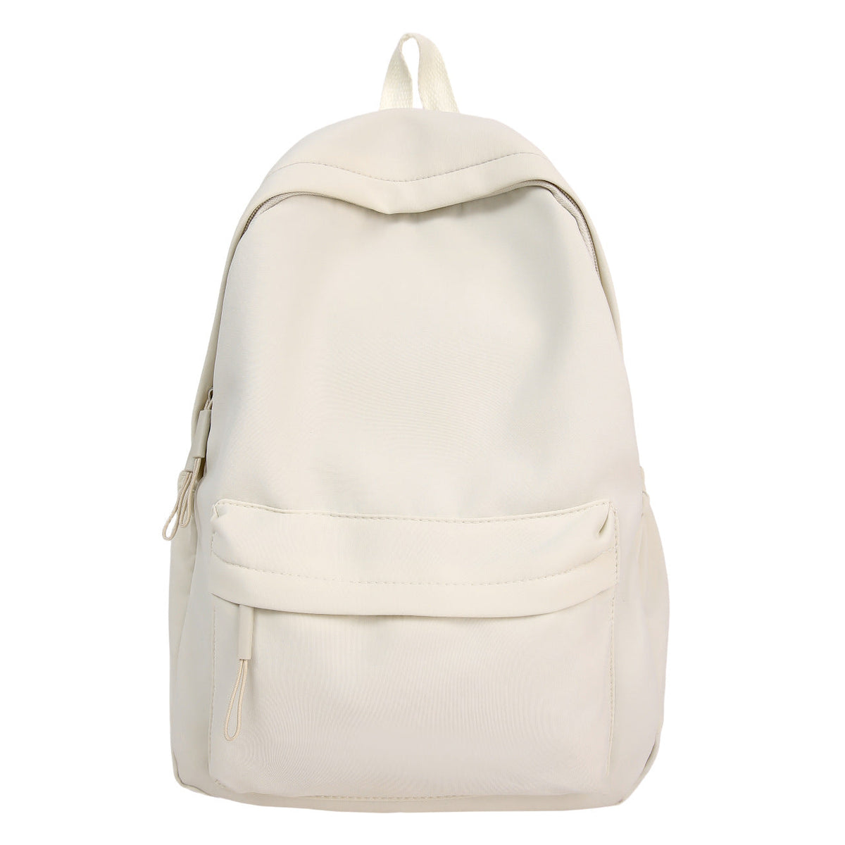 Casual Backpack with Flexible Side Pockets and Organized Structure