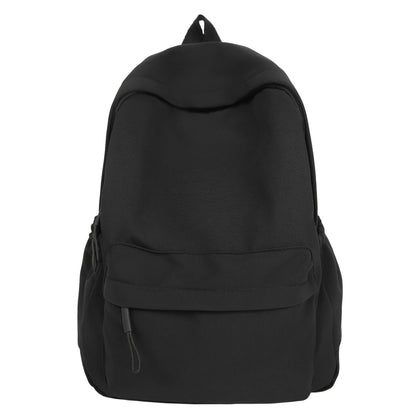 Casual Backpack with Flexible Side Pockets and Organized Structure