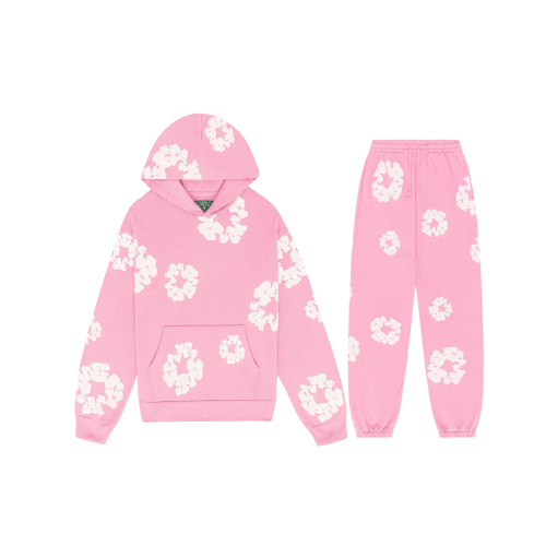 Floral Print Athleisure Hoodie & Jogger Set